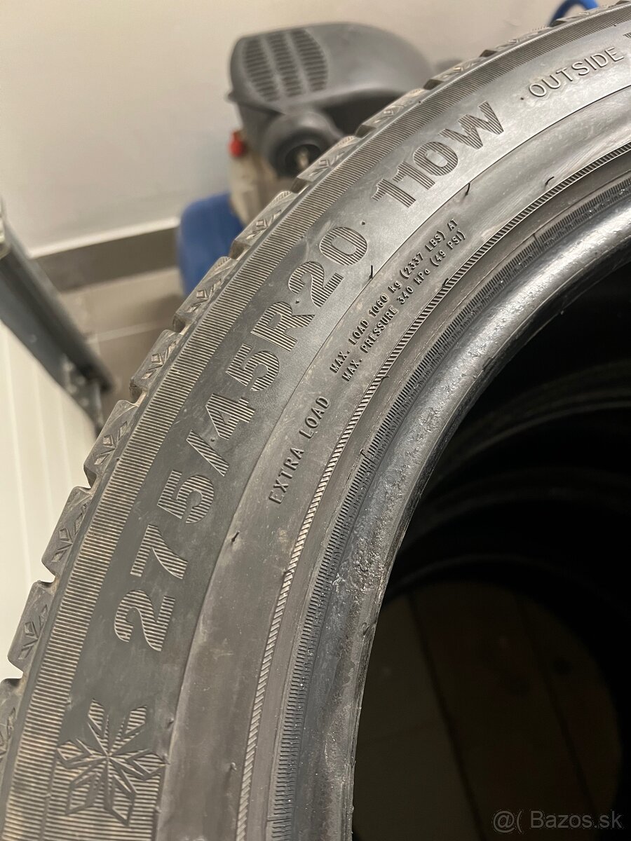 275/45 R20 zimné 7mm - 3