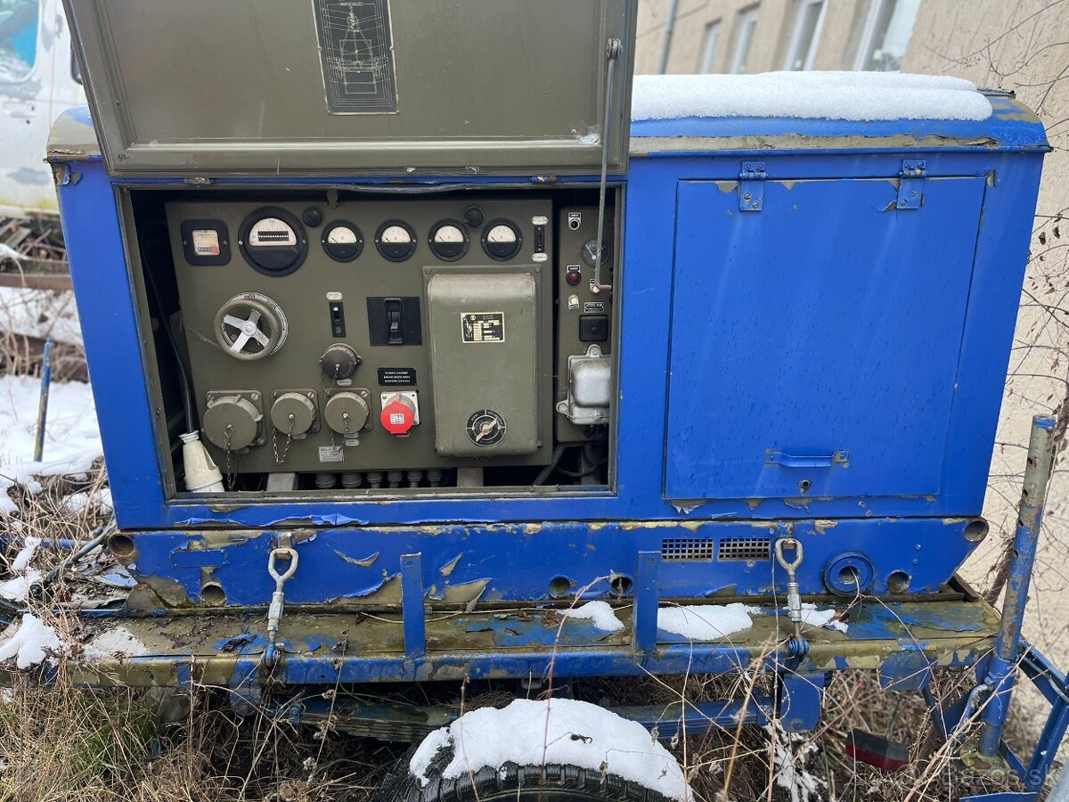 Benzínová elektrocentrála. - 3
