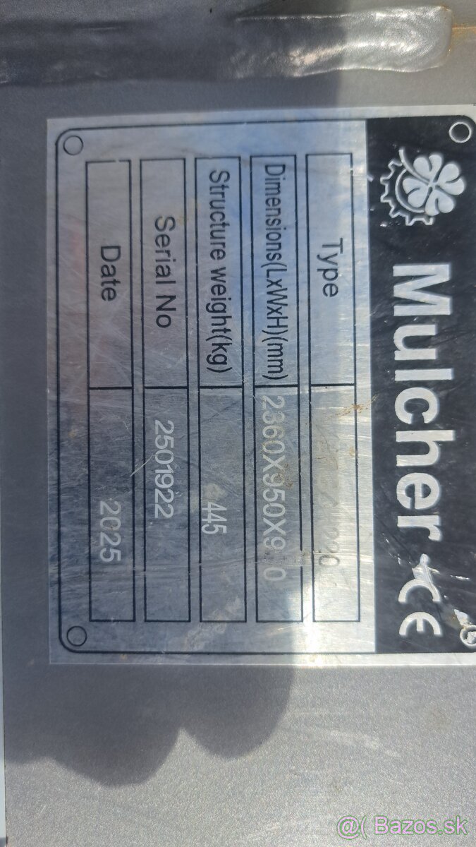 mulčovač Jansen EFGCH 220 - 3
