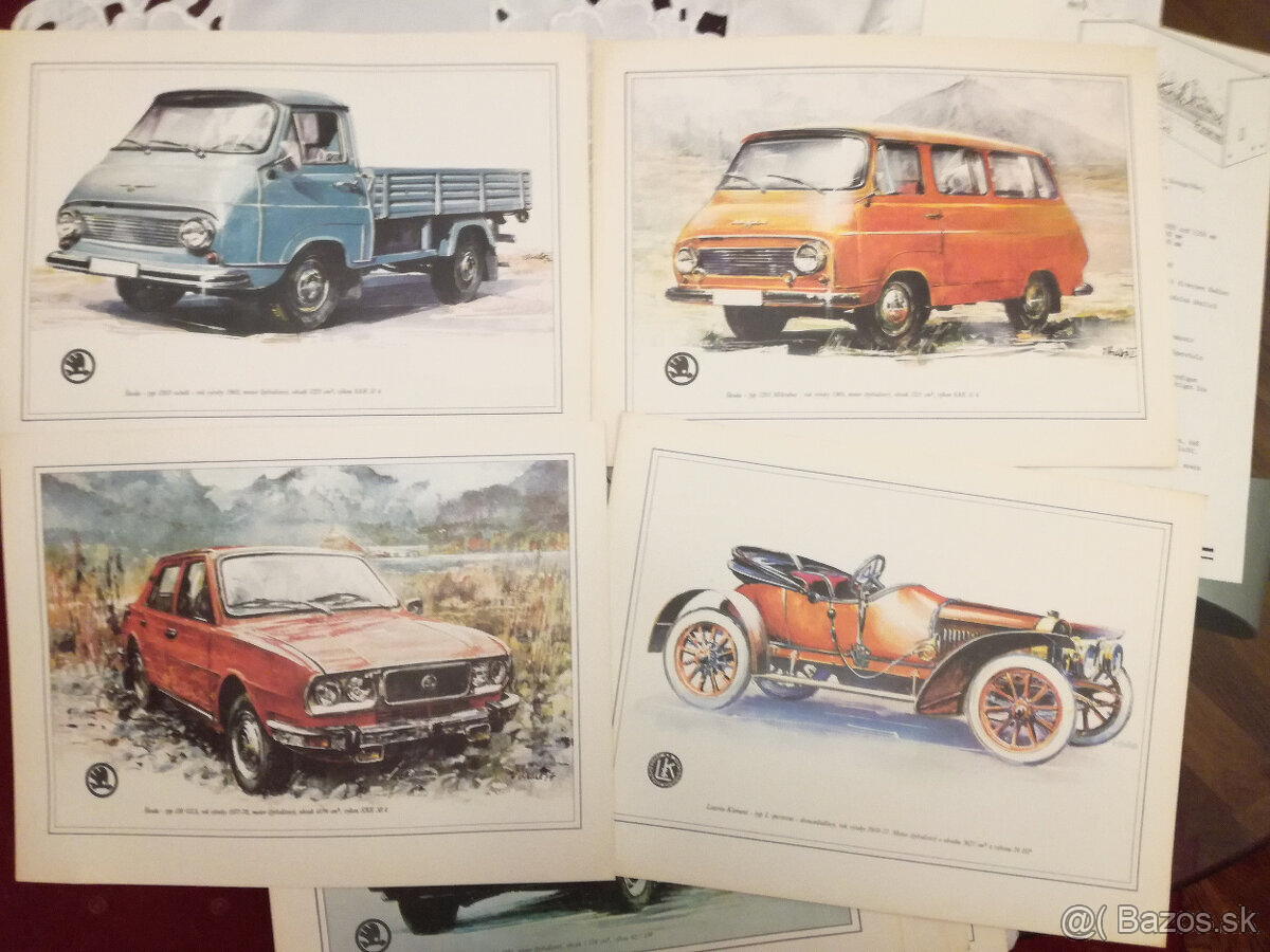 kreslene modely auta Škoda - 3