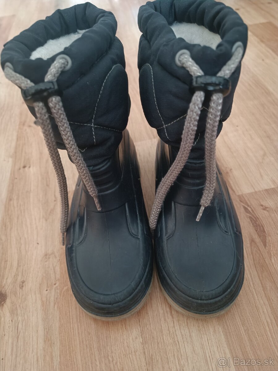 Detské - snehule , zateplené gumáky - 3
