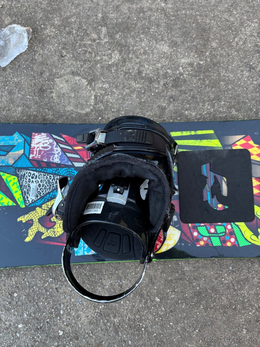 Snowboard Gravity lowride135cm + topánky Burton Mint 38 - 3