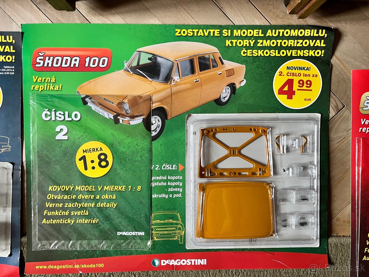 Škoda 100 1:8 diely DeAgostini - 3