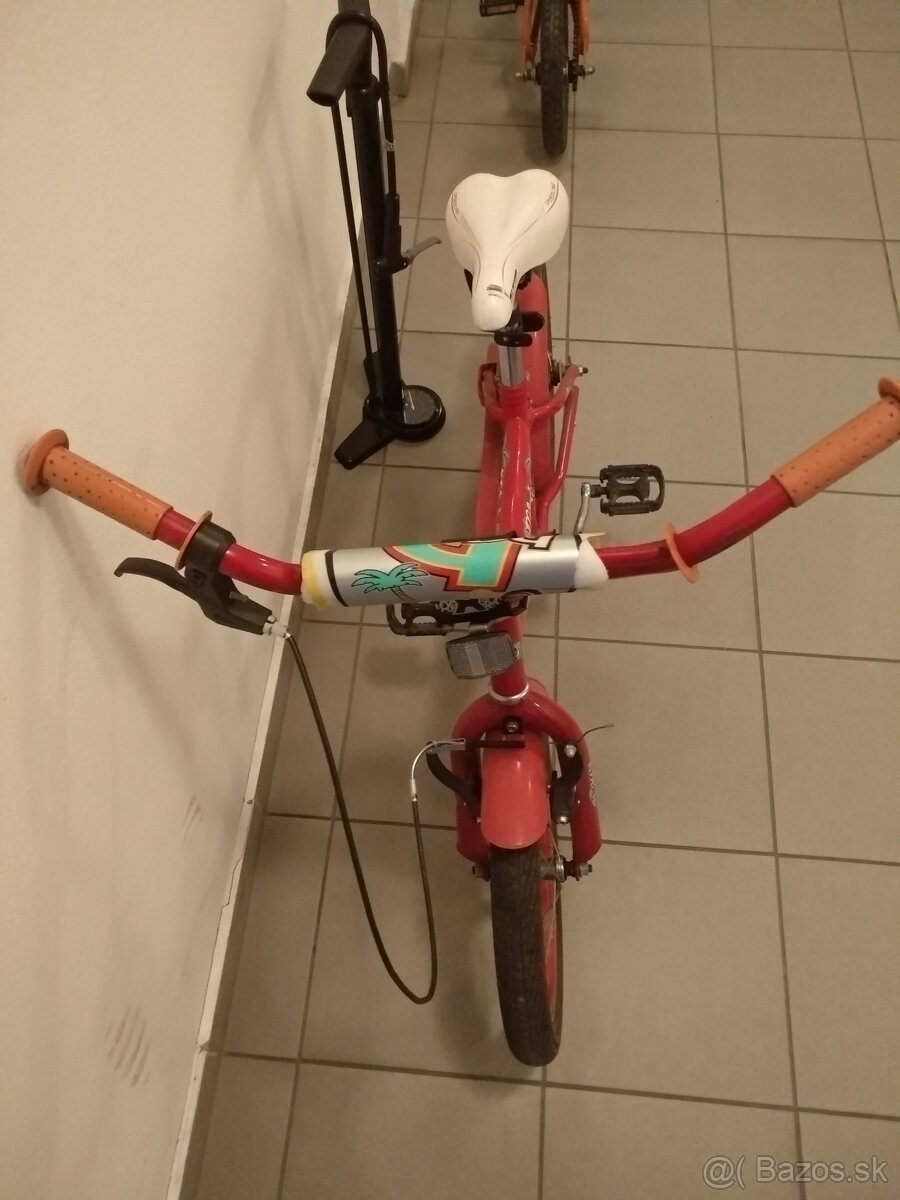 Predám Detský bicykel, červený - 3