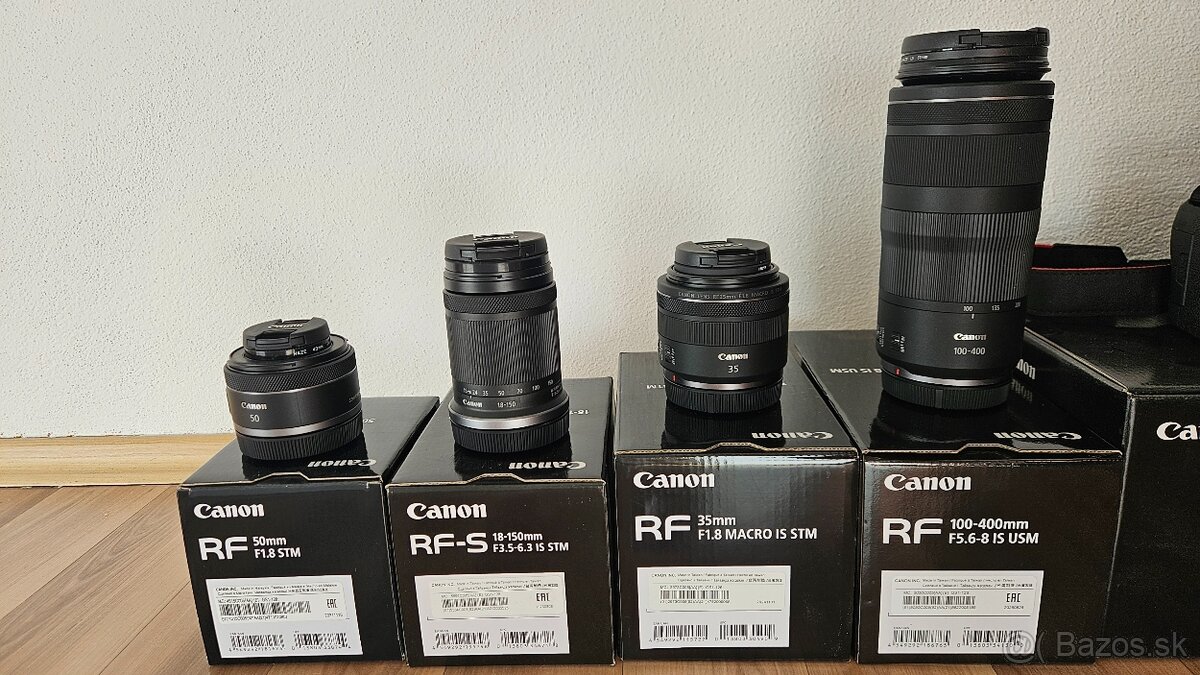 SET Full-frame bezzrkadlovka CANON EOS R6 + 4 objektivy - 3