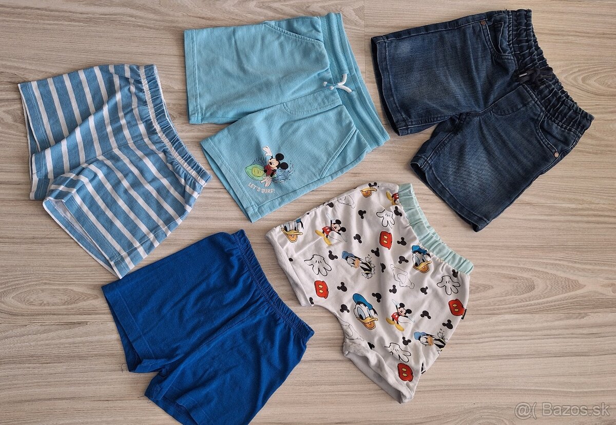Detské kraťasy veľkosť 110 a 116 - 3