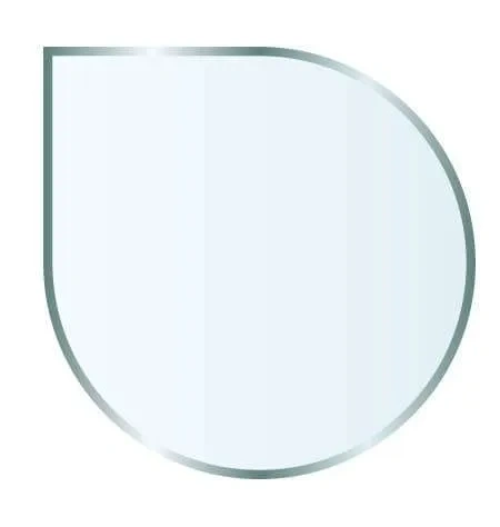 Predám kalené sklo s fazetou pod pec, kachle. Kúpené za 223€ - 3