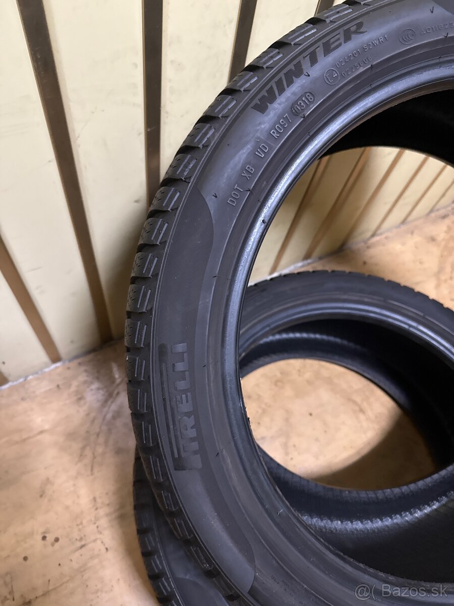 Zimné pneu 2 ks 245/40R18 viem aj prezuť - 3