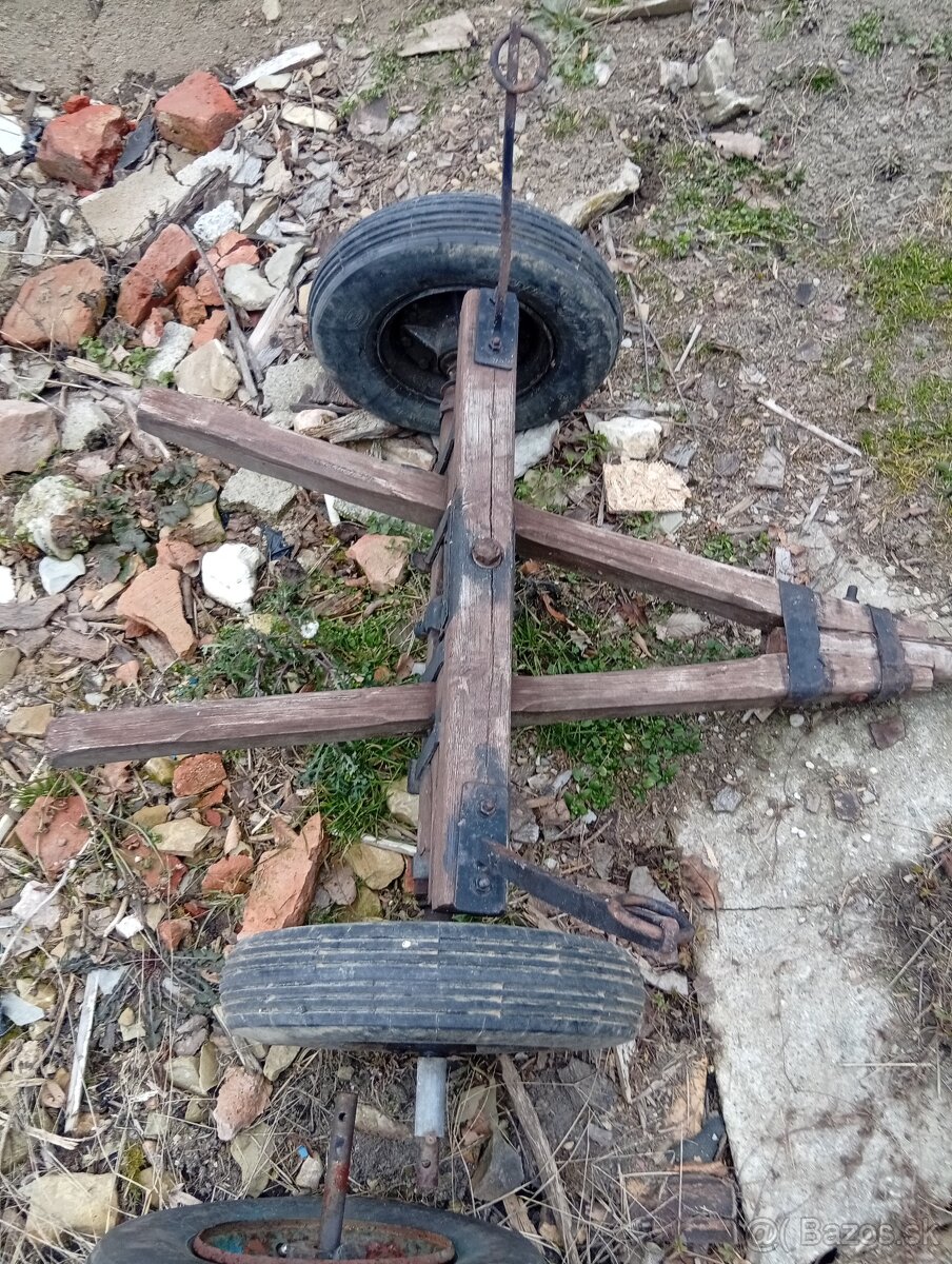 Dreveny voz, záprah - 3