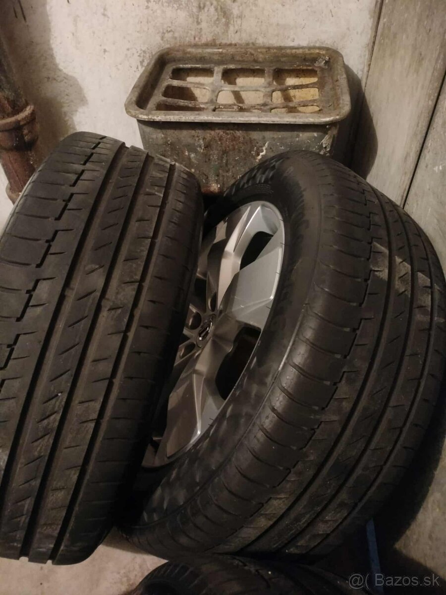 ☀️4ks alu disky orig. Volvo 5x108 R18 pneu 235/55 R18 5mm - 3