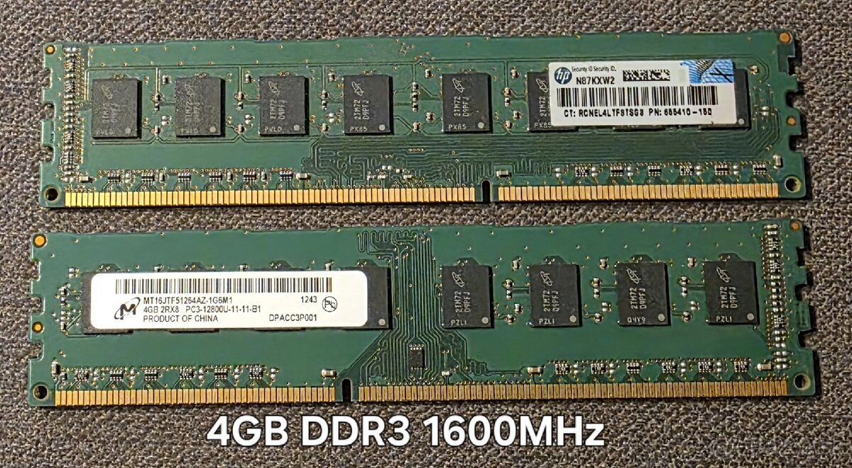 PC diely, RAM, DVD RW, zdroje - 3