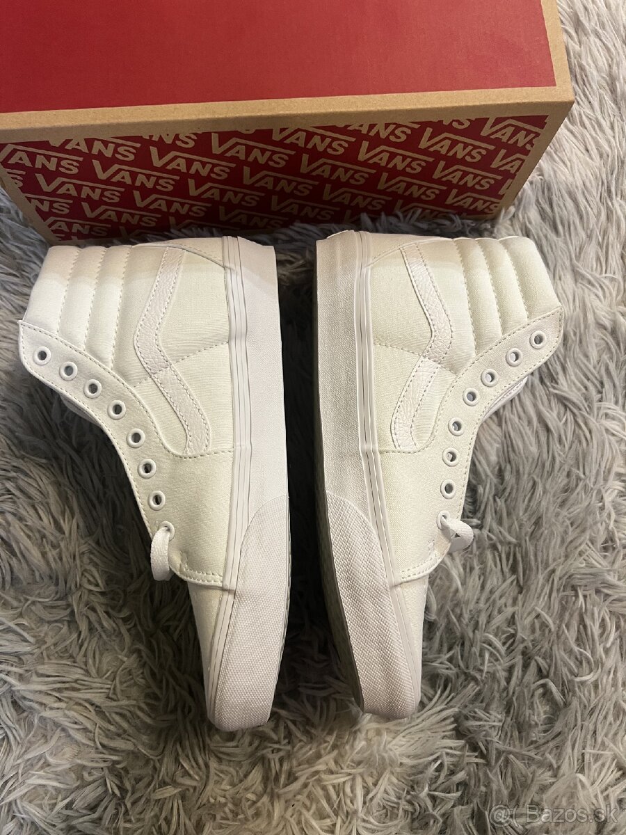 Vans Sk8-Hi Biele Tenisky - 3