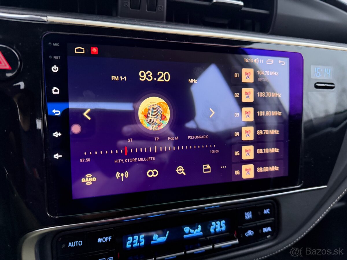 Android radio dotykove toyota auris , corolla - 3