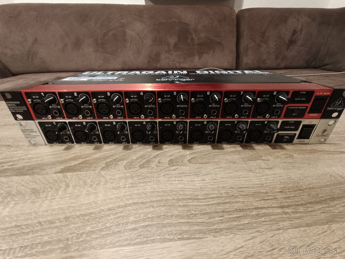 A/D a D/A prevodnik Behringer Ultragain ADA8200 a ADA8000 - 3
