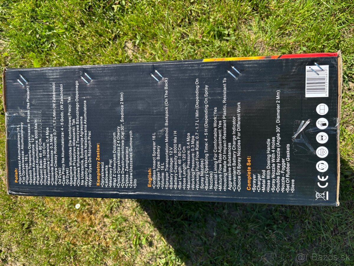 Akumulátorový postrekovač Fighter 16L – nový - 3