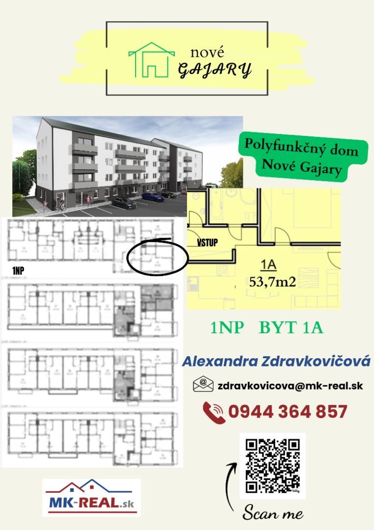 Na predaj 2 -izbový byt v projekte NOVÉ GAJARY - REZERVOVANÝ - 3
