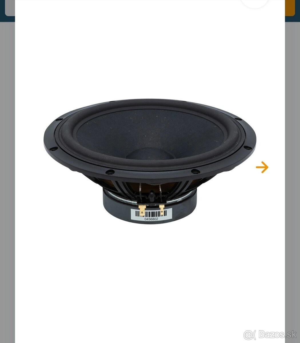 Reproduktorove meniče nové. Peerless, SB acoustics - 3