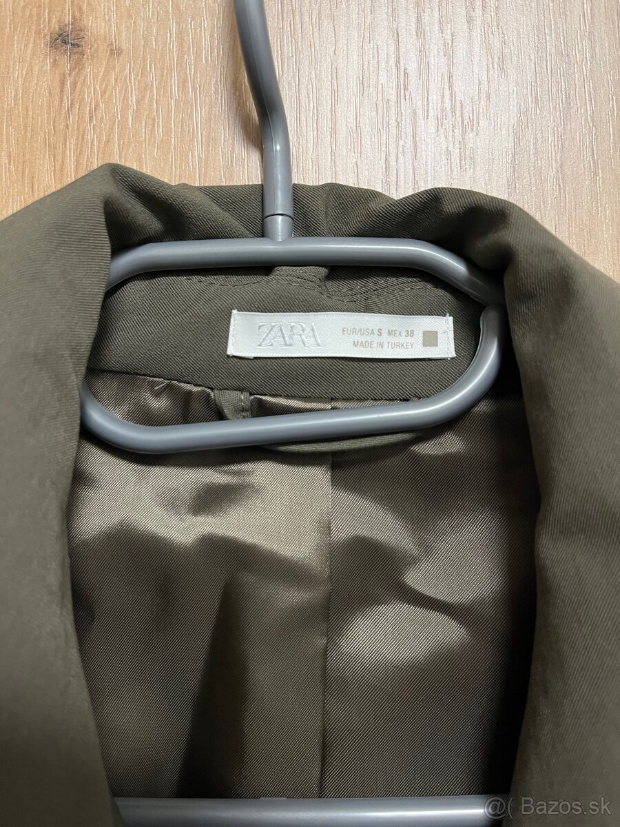 Pánsky kabát trenčkot Zara veľkosť S - 3
