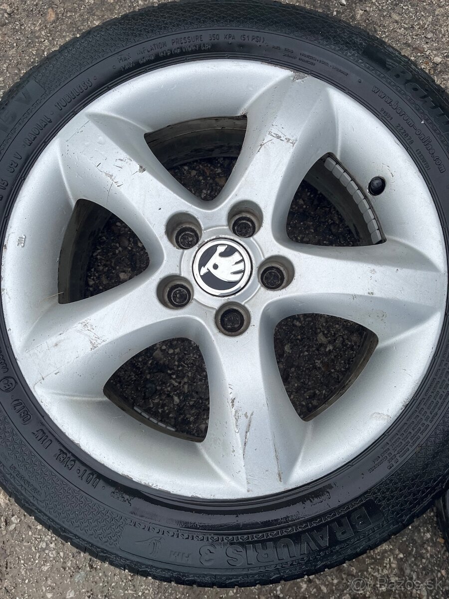 Original disky Škoda R15 5x100 - 3