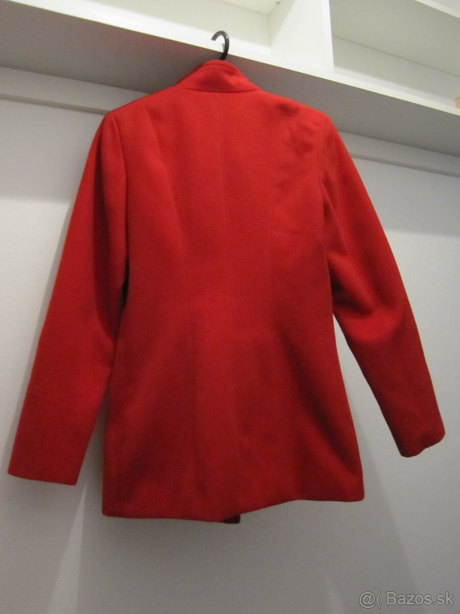 Cerveny kabat na zips - 3