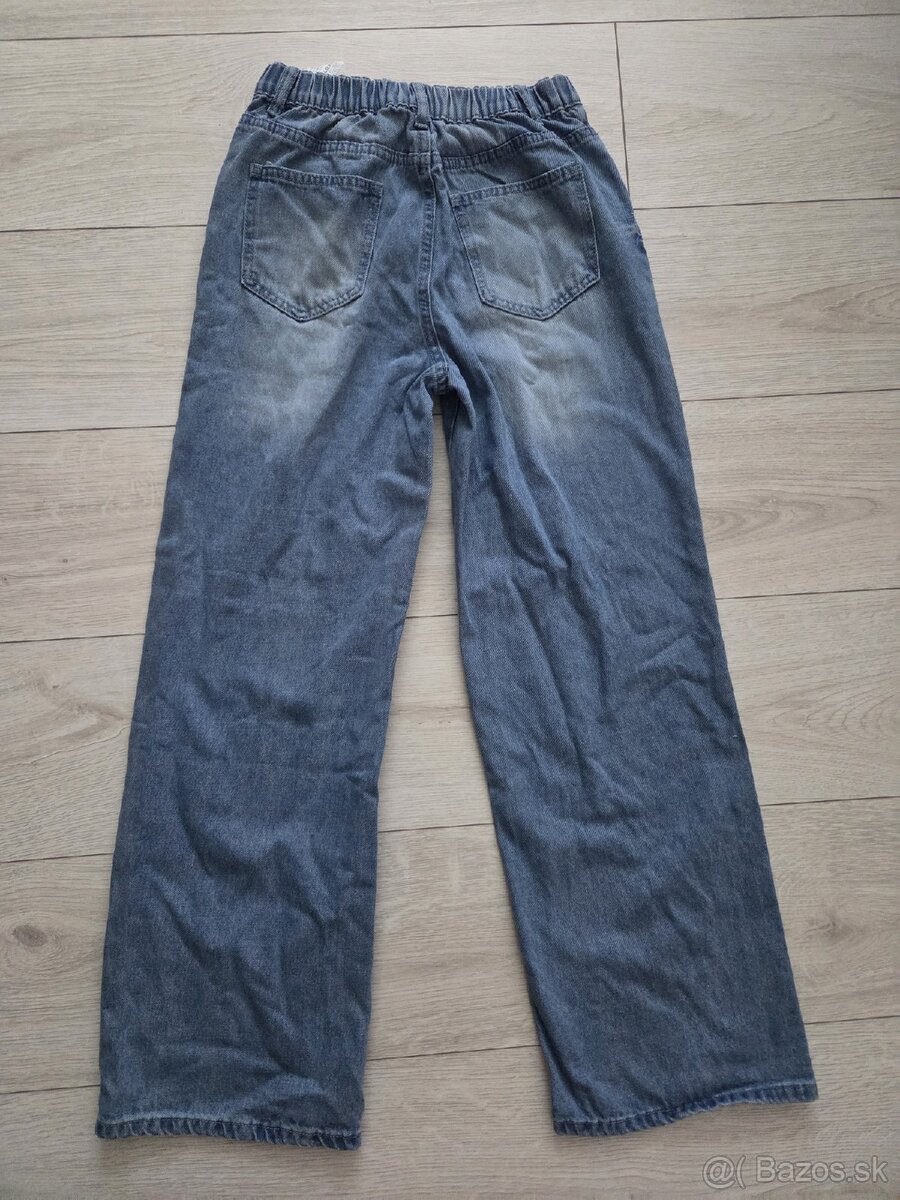 Lezerne dzinsy volneho strihu, 14rokov - 3