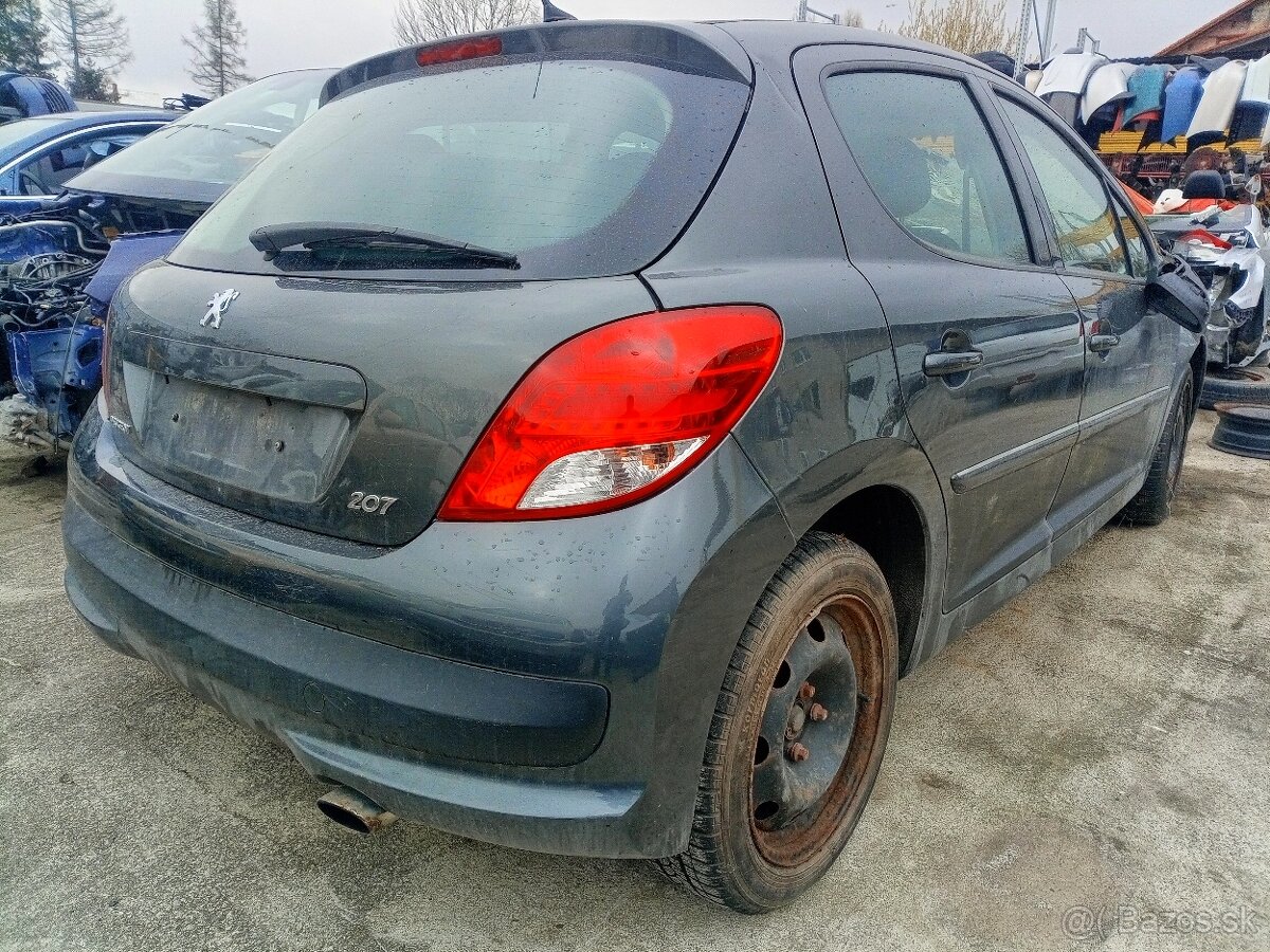 PEUGEOT 207 1,6 HDI 9HX 66kw - 3