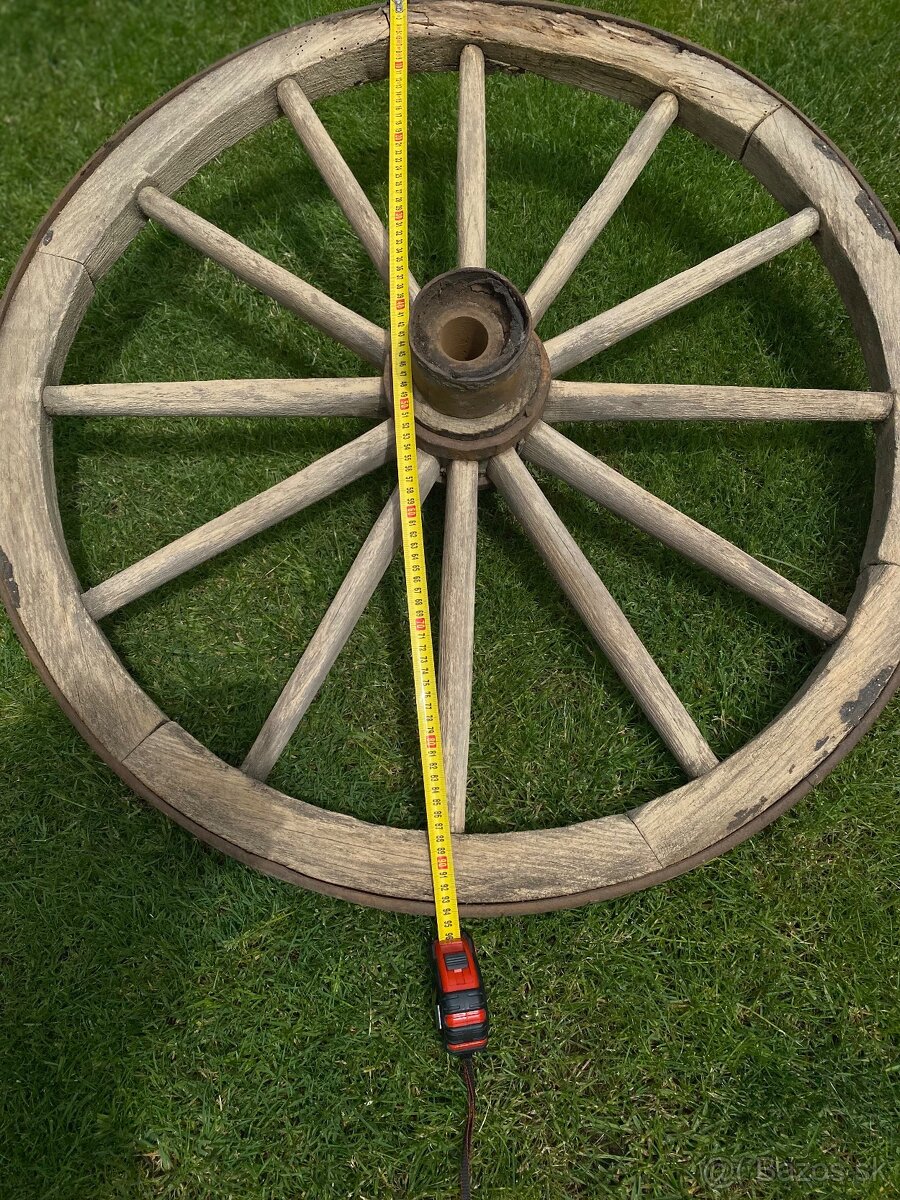 Veľké (95 cm) kolesa z voza - 3