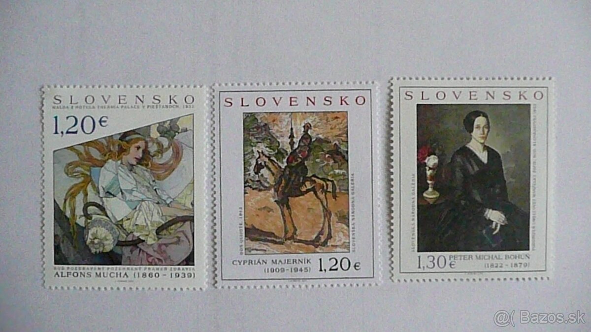 Známky- SLOVENSKO- séria umenie - 3