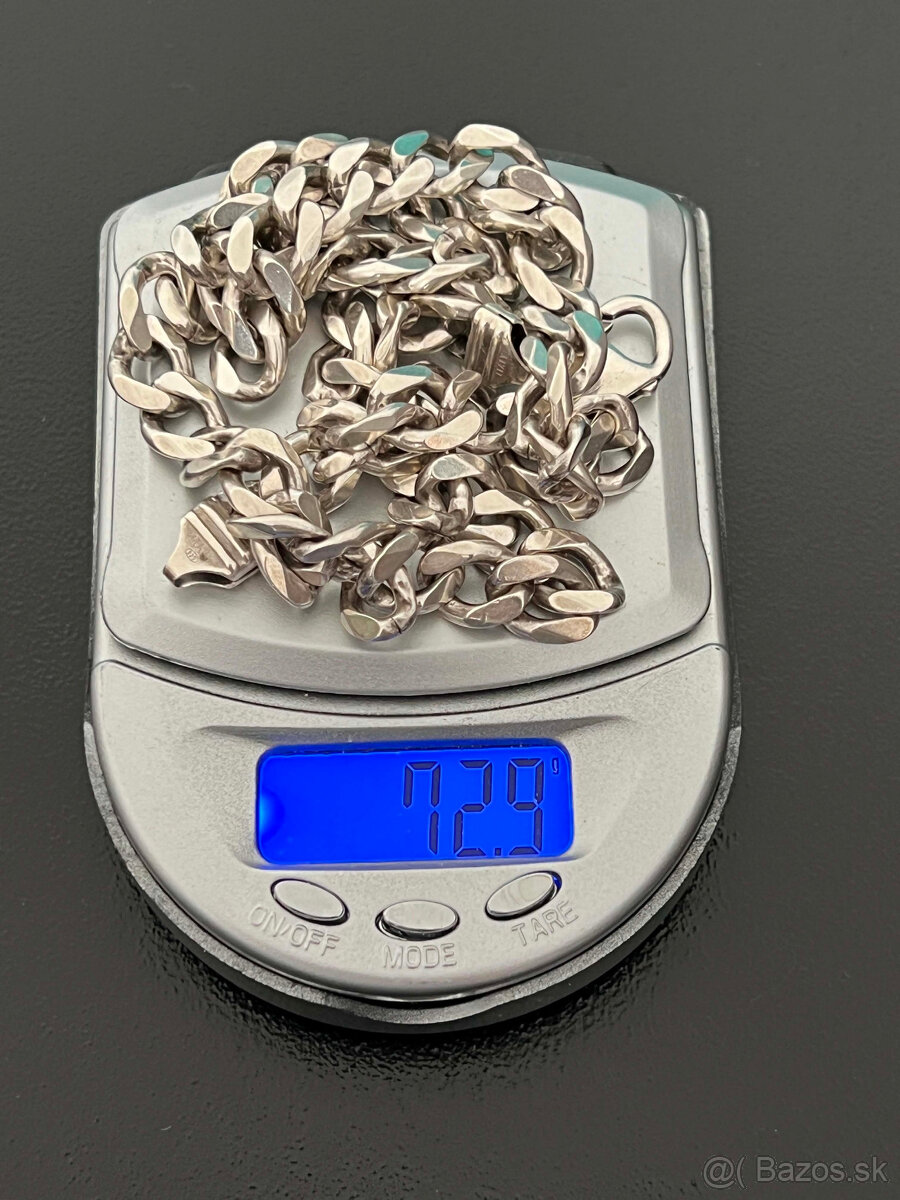 strieborná retiazka ( 72,90 gramu ) - 3