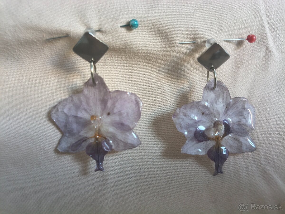 Náušnice z orchideí - 3