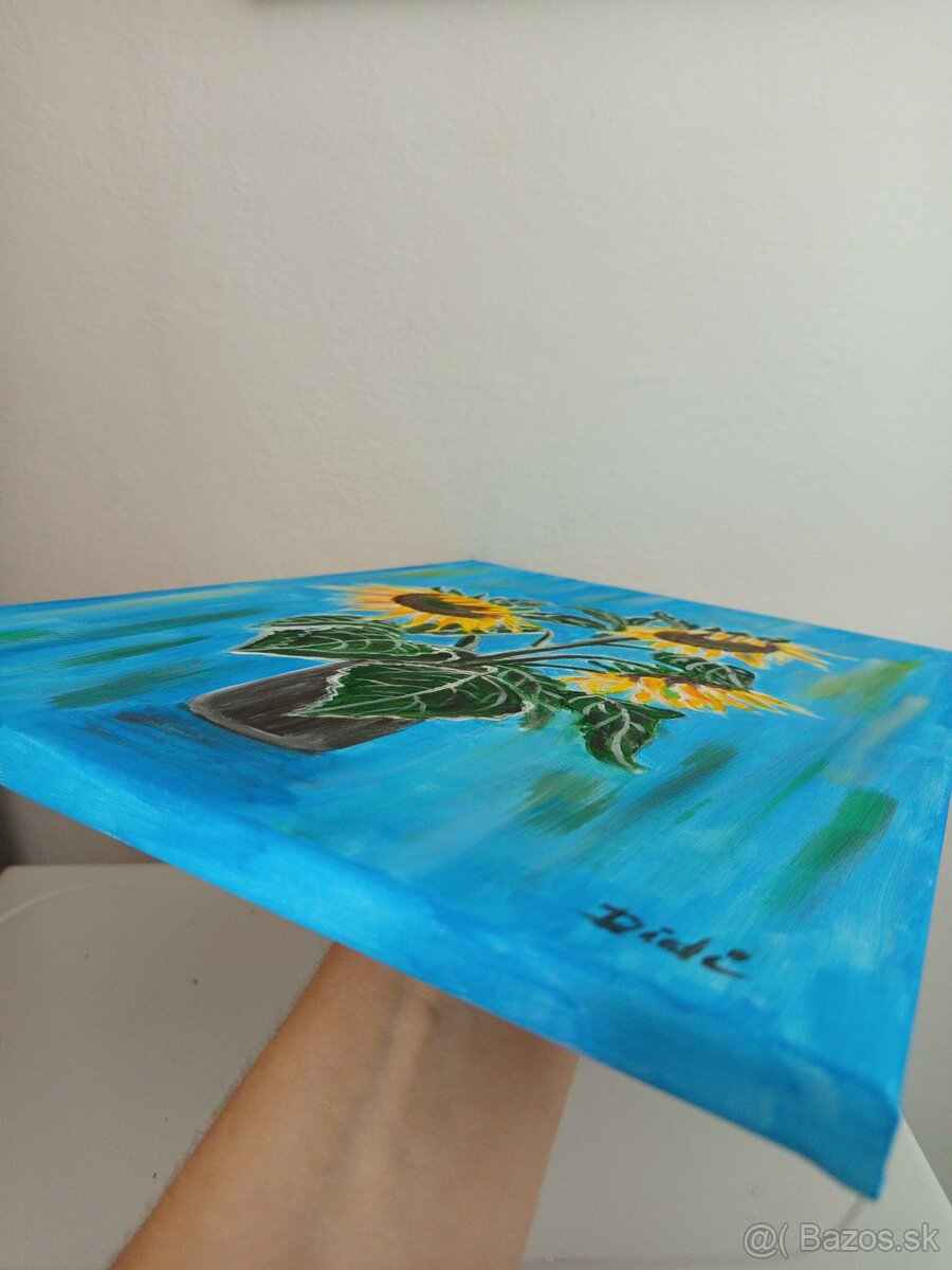 Slunečnice ve váze - 3