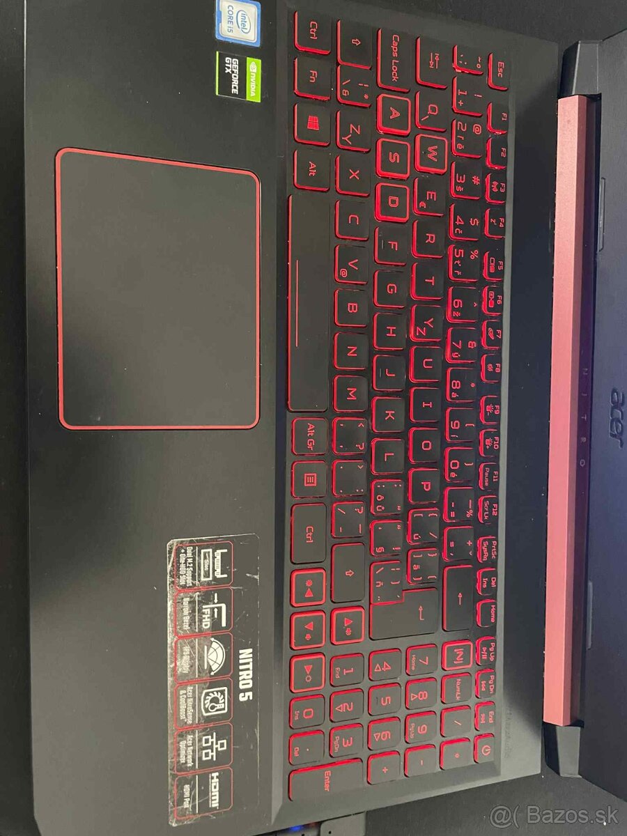 Predám Acer Nitro 5 Obsidian Black - 3
