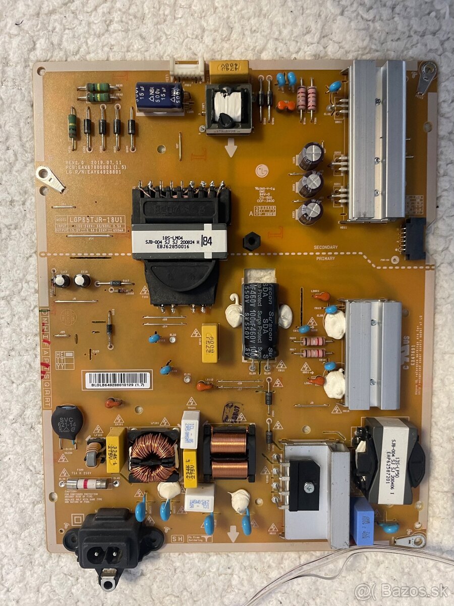 ND LG 75UN7070 nahradne diely - 3