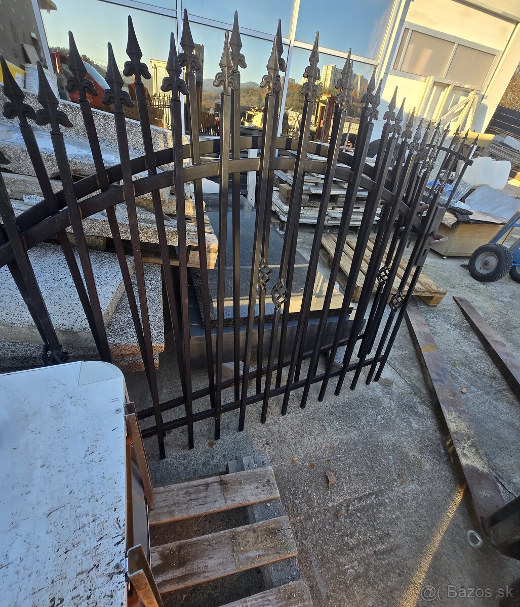 Kovaný plot brána - 3