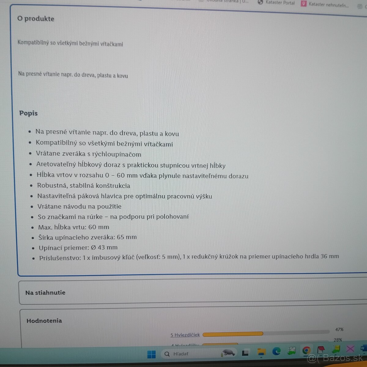 Stojan na vŕtačku - 3