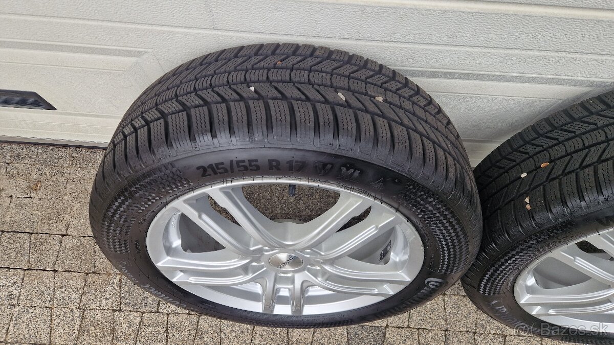 Zimné alu 215/55 R17, 5x112, Continental 870TS - 3
