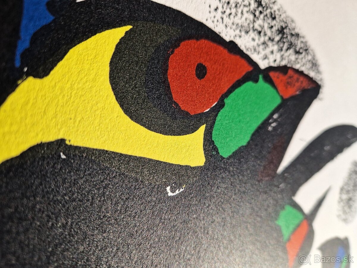 JOAN MIRO - Zľava (Litografia) (Bez rámu), Abstraktný surre - 3