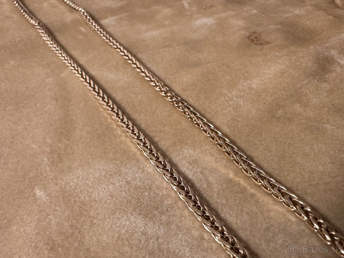 Nová krásna zlata retiazka 14kt žlté zlato - 3