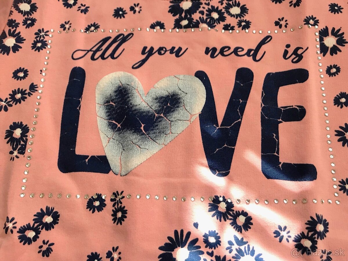 Mikina z príjemného materiálu veľ.128 - 3