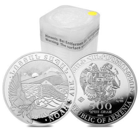 Investičné striebro, Strieborná minca, Noemova archa 1 Oz - 3