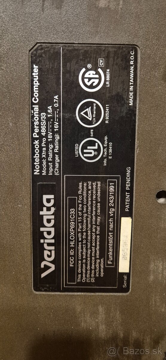 Notebook 486S /33 Veridata Xtra Pro - 3