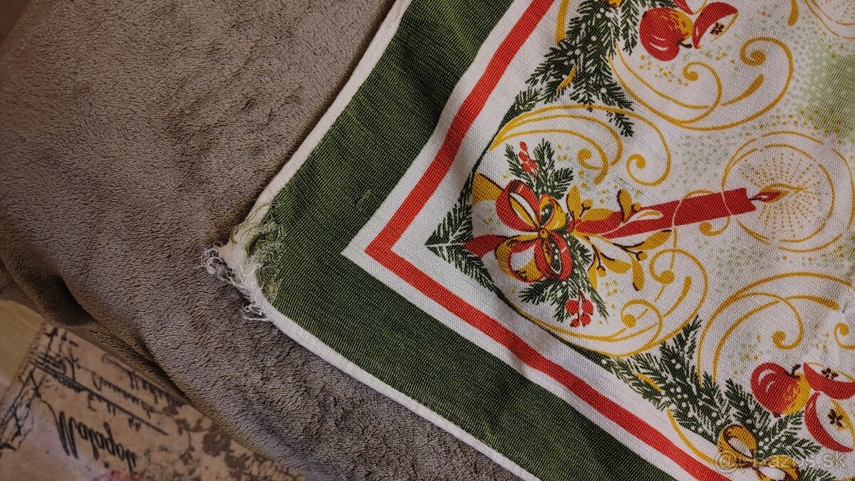 Vianočný retro obrus - 3