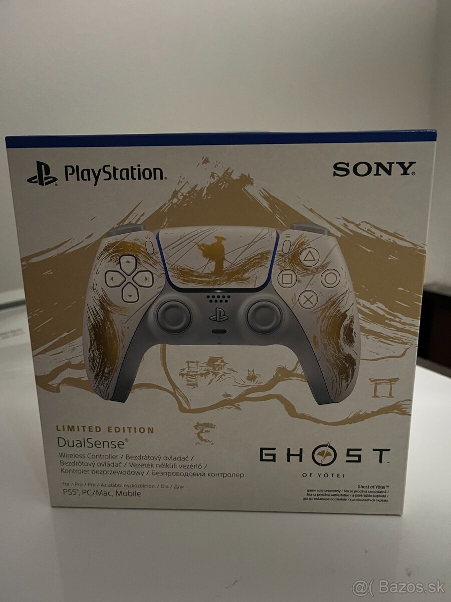 Predam joystick Ghost of Yotei cierny a zlaty NOVY - 3