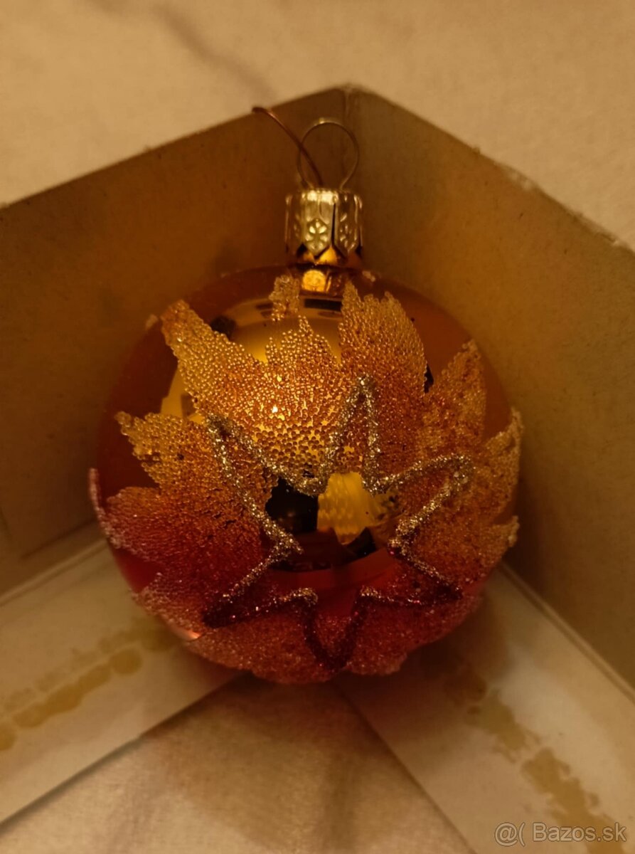vianočné ozdoby - sklenené - 3