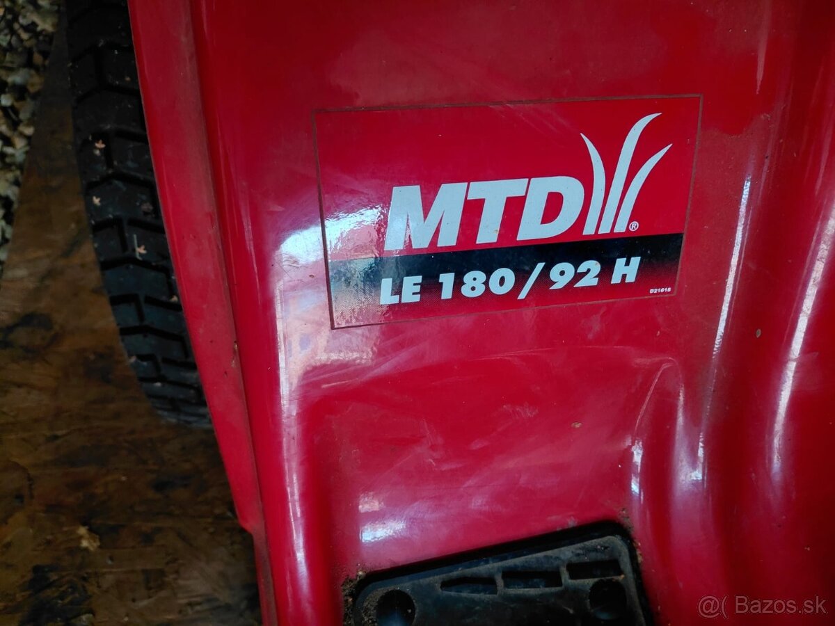 Traktorová kosačka MTD Le 180/92H - 3