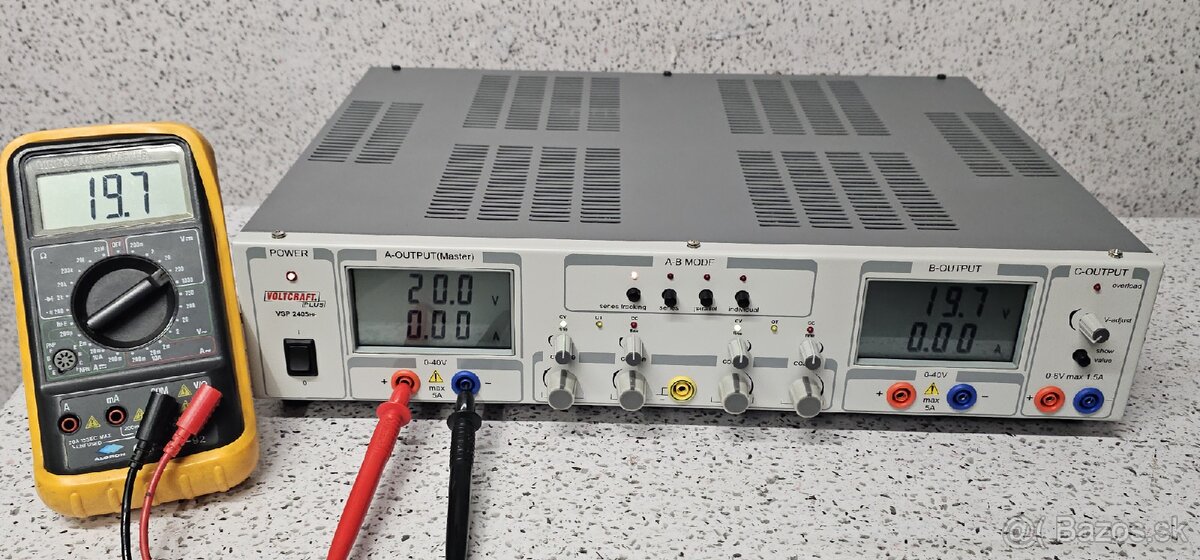 VOLTCRAFT Plus VSP 2405 HE 》2x 40V - 5V / 1x 6V - 1.5A - 3