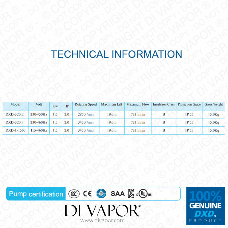 Čerpadlo DXD320 - 3