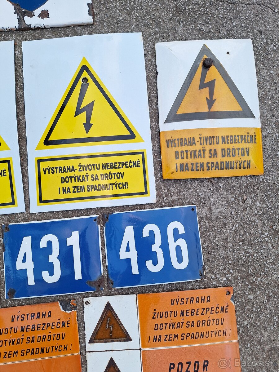 Smaltovane cedule - 3