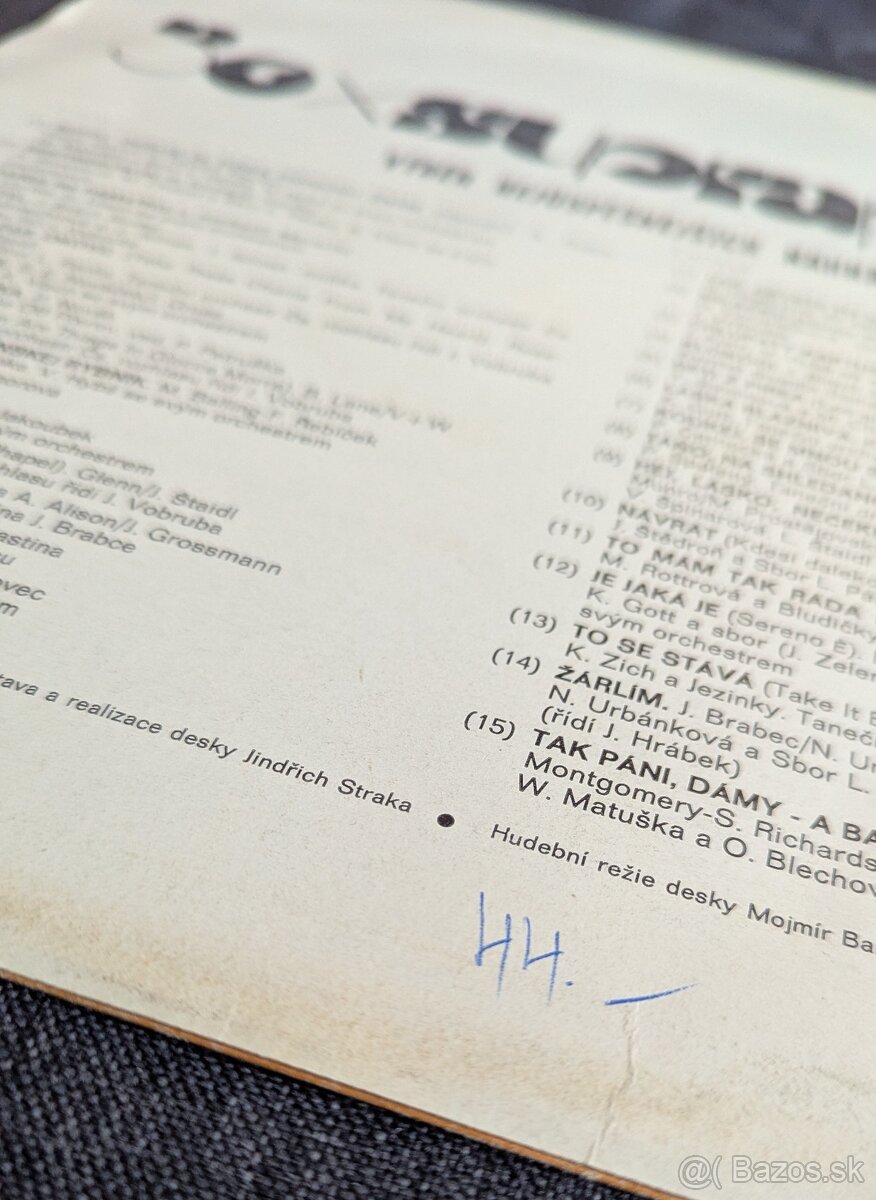 Taneční hudba - výber 1960-75 LP 30x Supraphon - 3