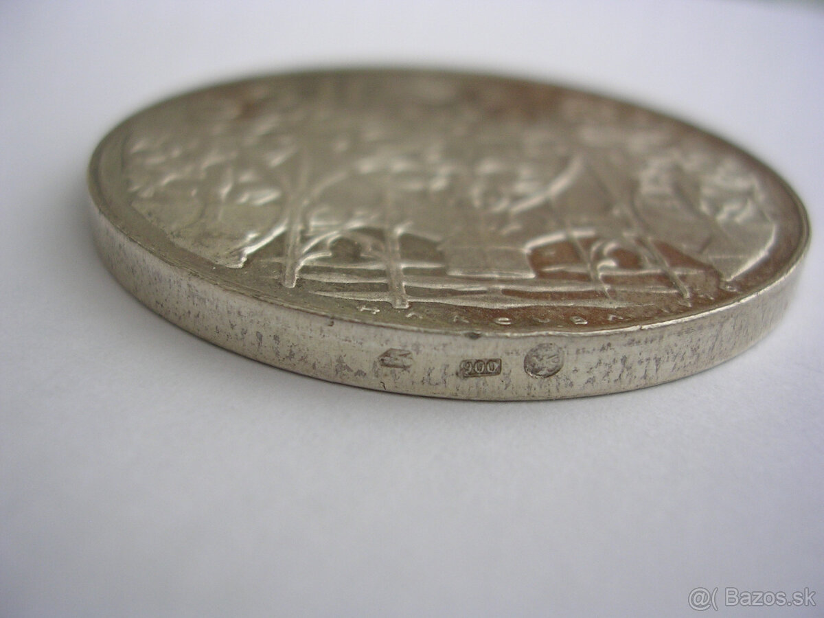 Ag medaila 10 dukát Karel IV. - návrh Jiří HARCUBA 1978 - 3